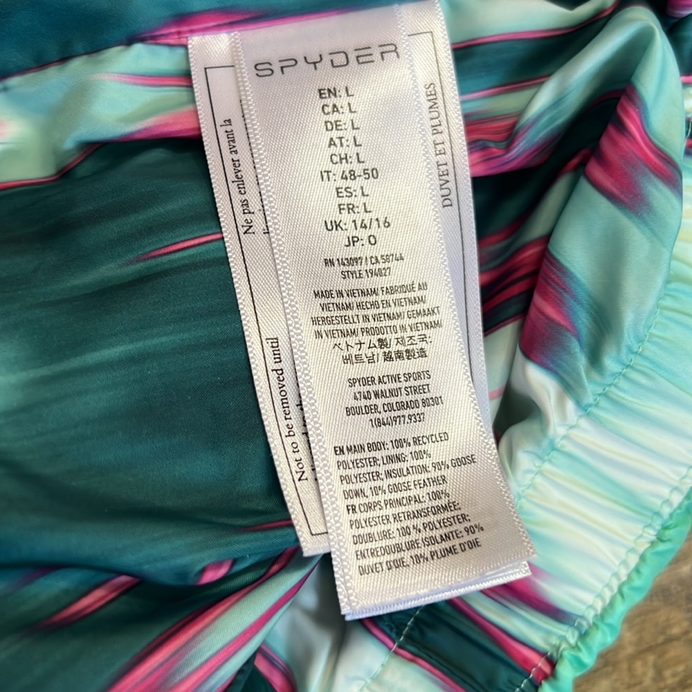 Teal Spyder Jacket - image 6